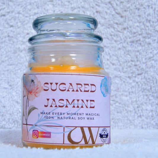 Sugared Jasmine Scented Candle – 250gm