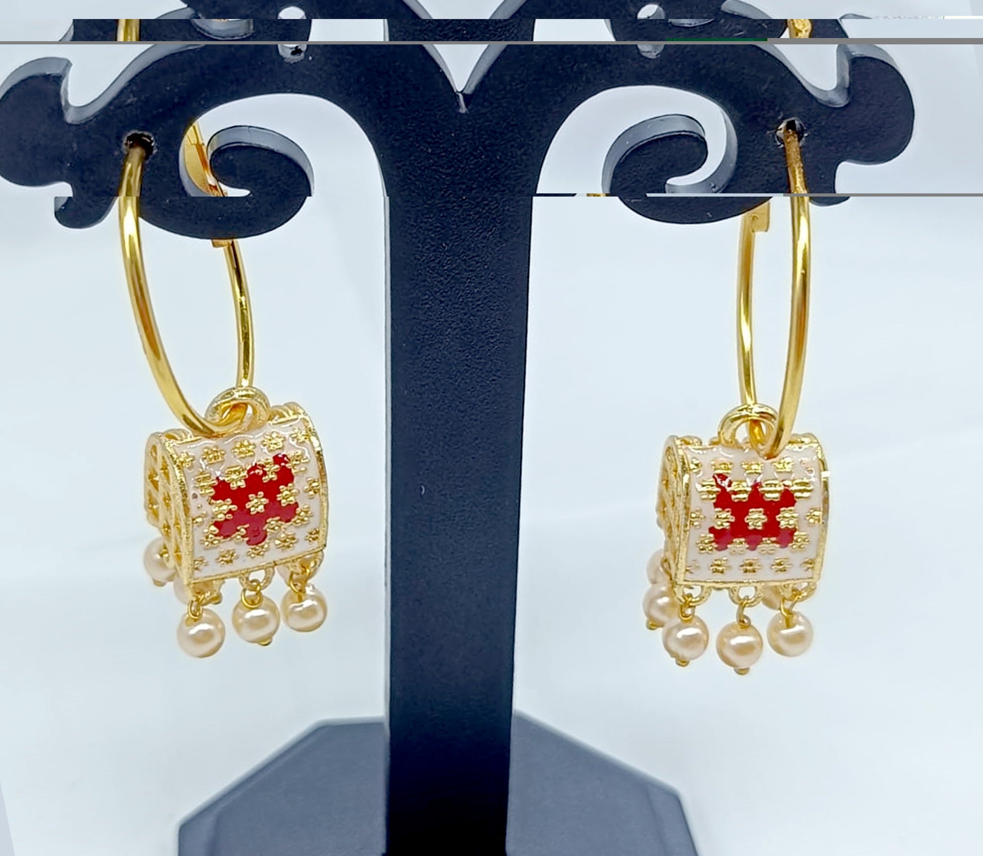 Hanging Earrings with Stones - SheZari