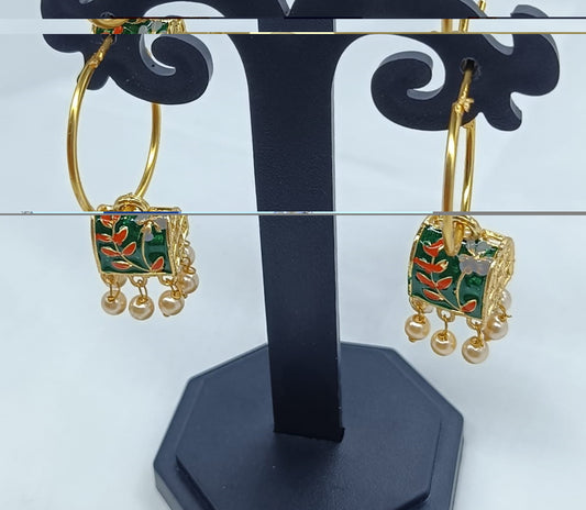 Hanging Earrings with Stones - SheZari