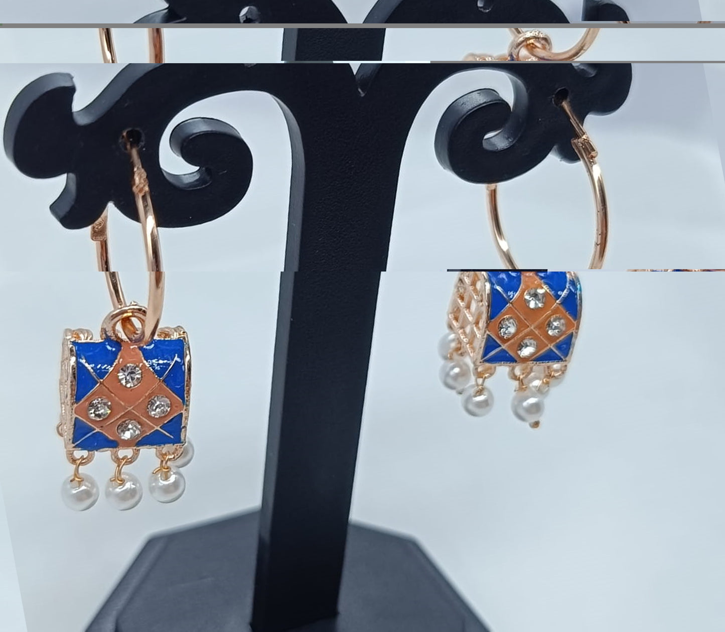 Hanging Earrings with Stones - SheZari