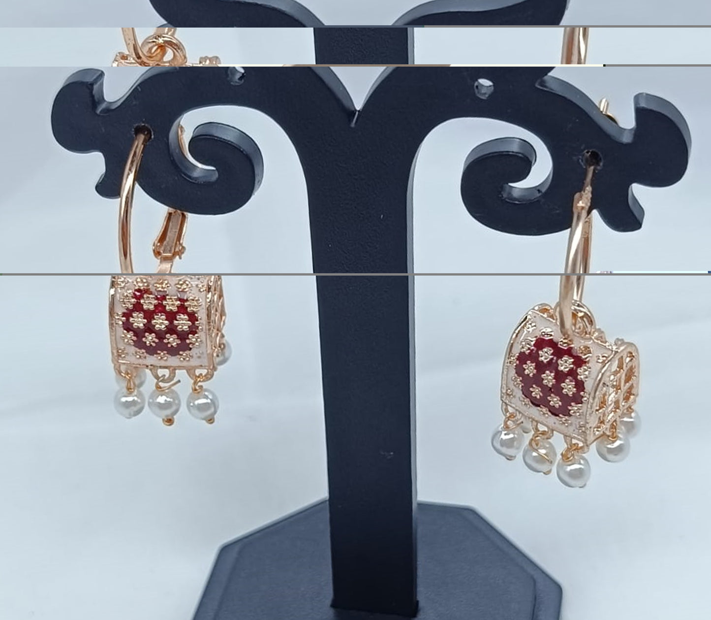 Hanging Earrings with Stones - SheZari