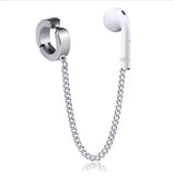 AirPods Anti-Lost Chain Earring with Cross Pendant Charm Earrings