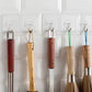 Heavy-Duty Adhesive Wall Hooks – No Drilling, Transparent Design (Pack of 50)